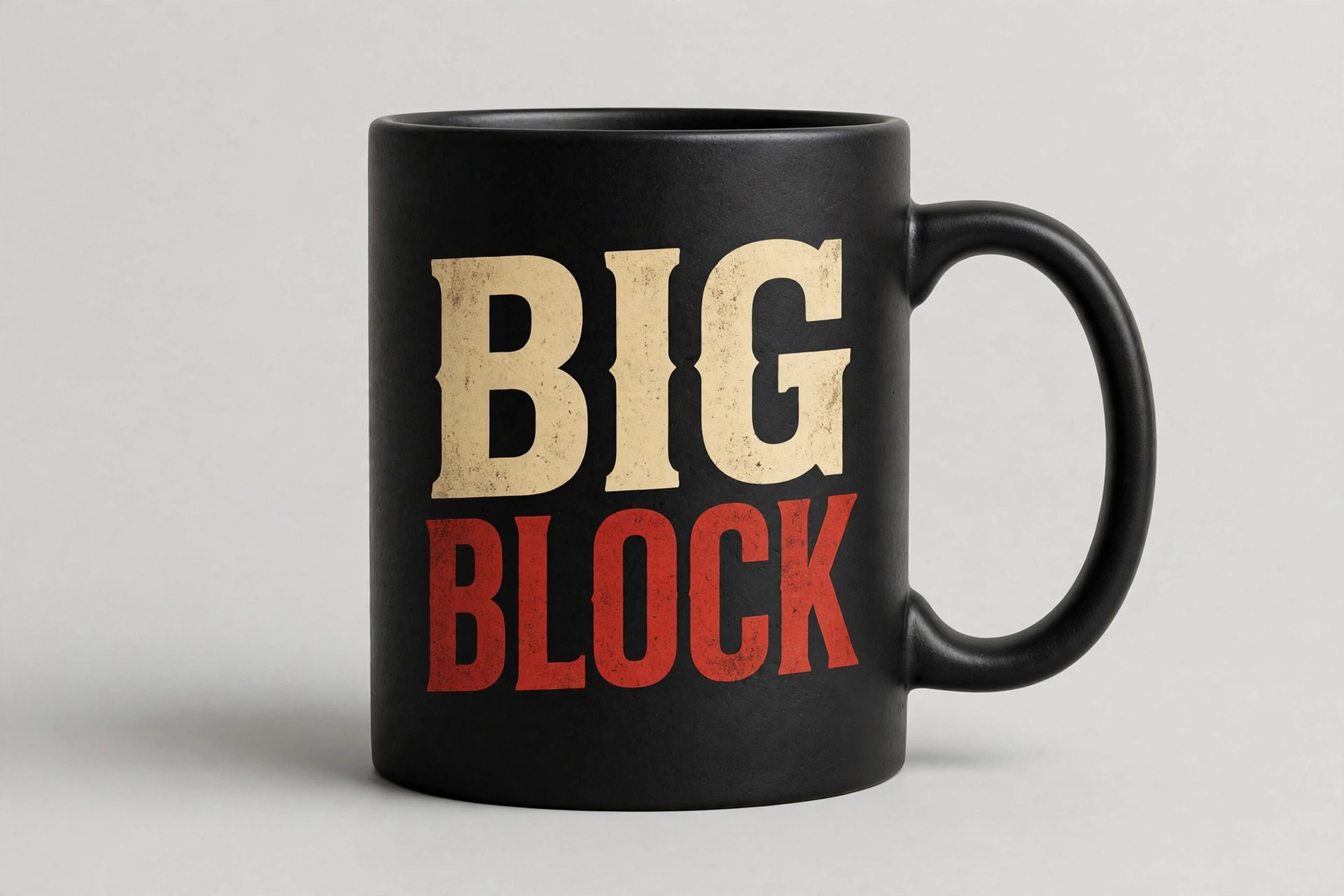 Big Block Coffee Mug