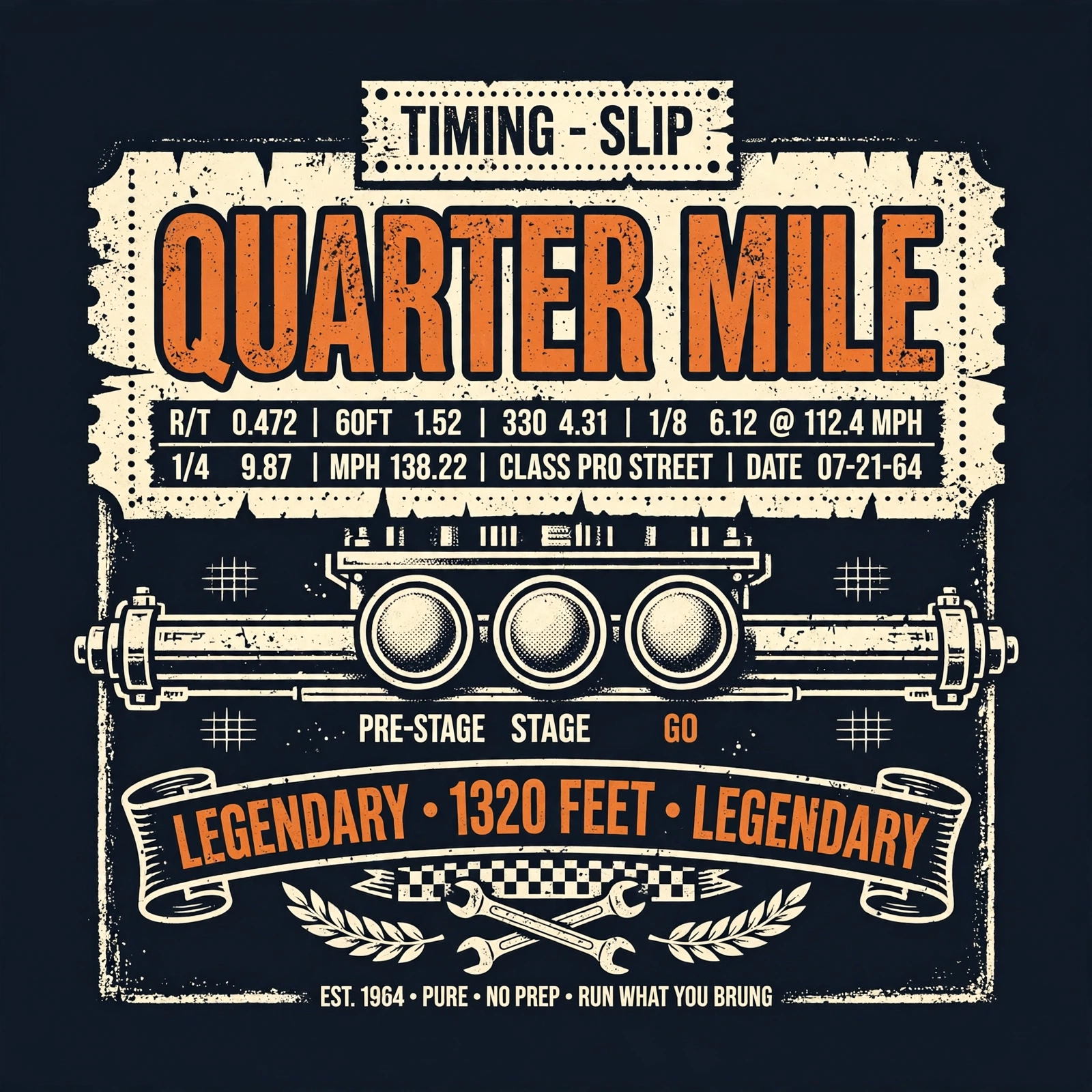 Quarter Mile tee