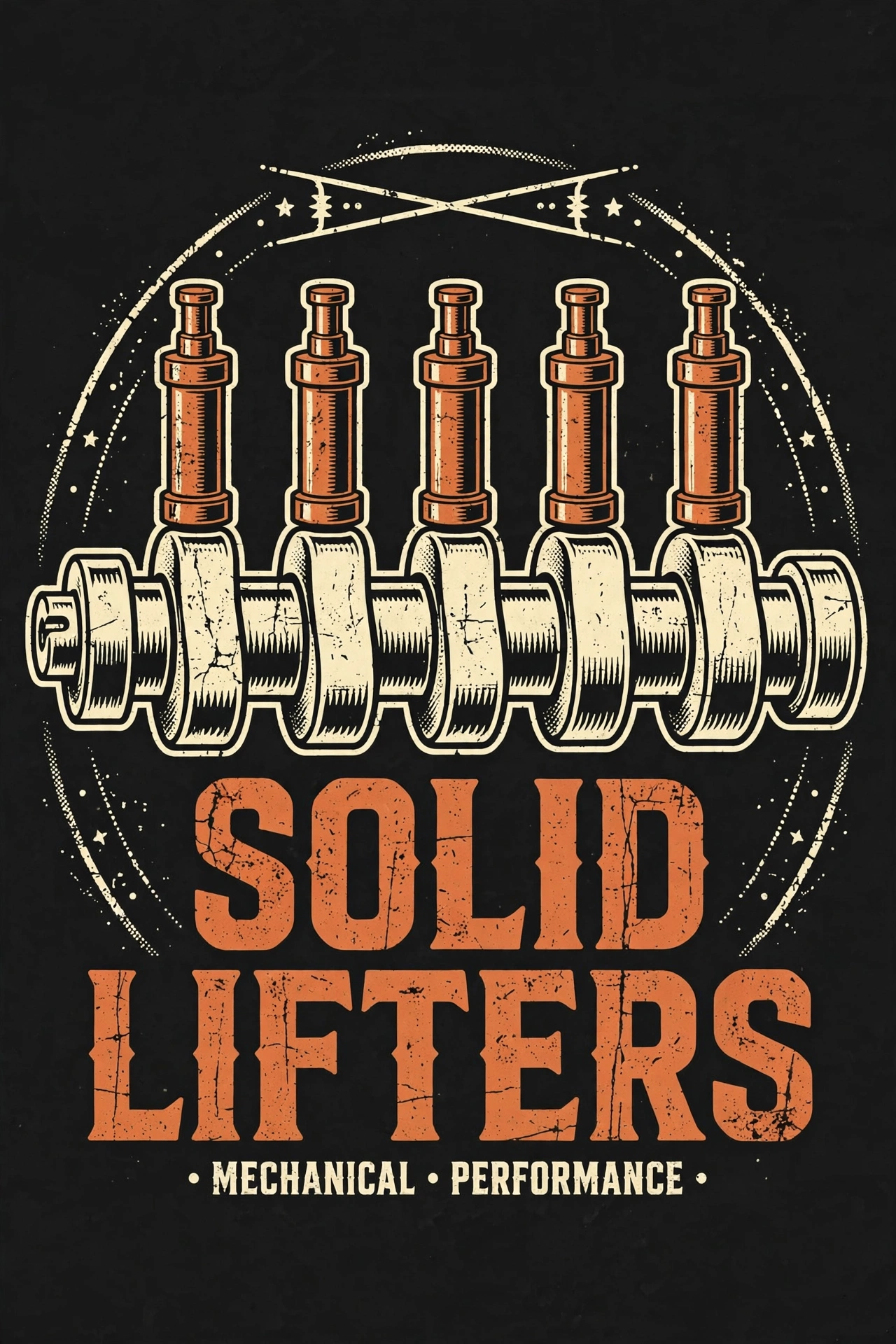 Solid Lifters — T-Shirt for Muscle Car Fans