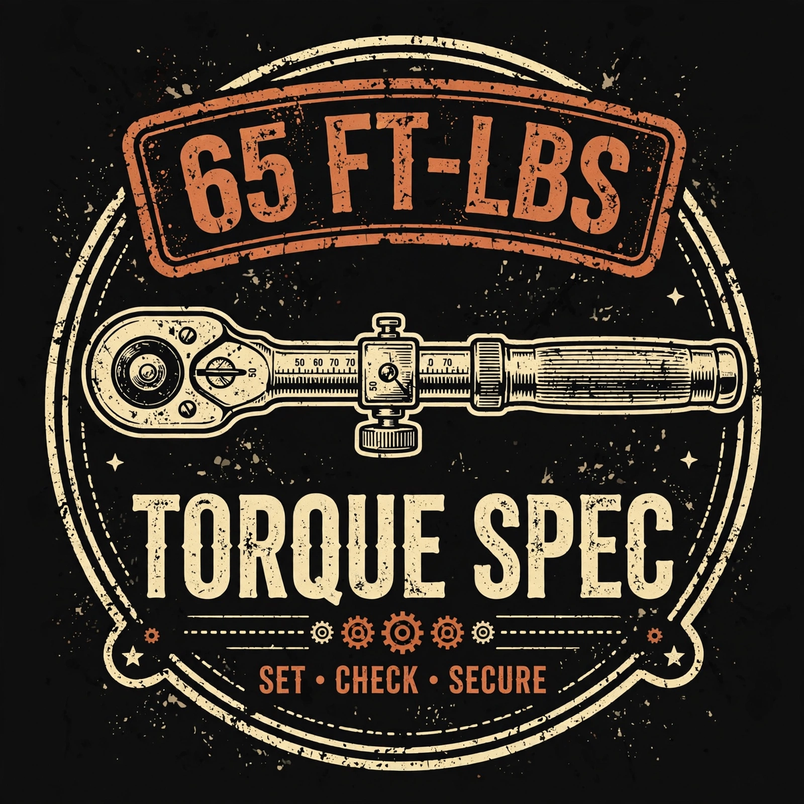 Torque Spec — T-Shirt for Muscle Car Fans