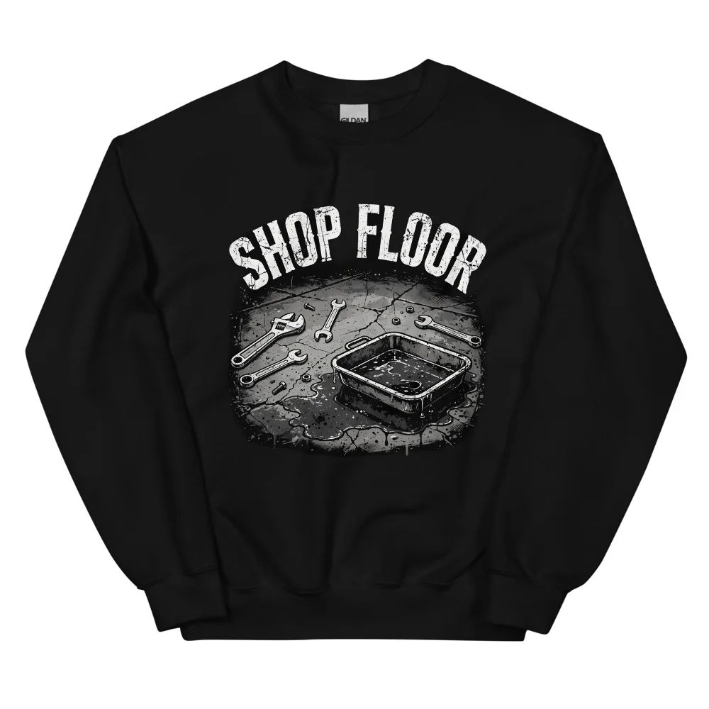 Shop Floor Pullover — Pullover Sweatshirt for Bikers
