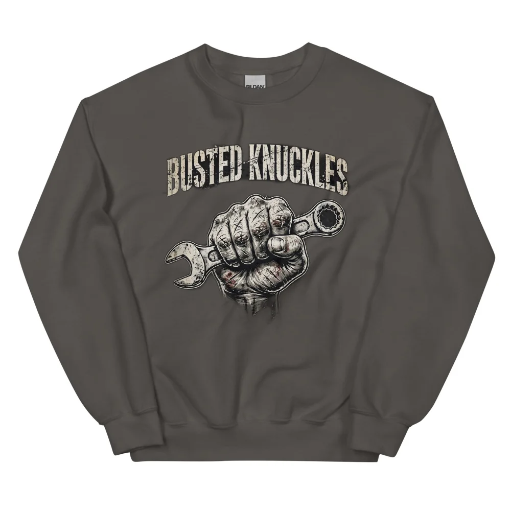 Busted Knuckles Pullover — Pullover Sweatshirt for Bikers