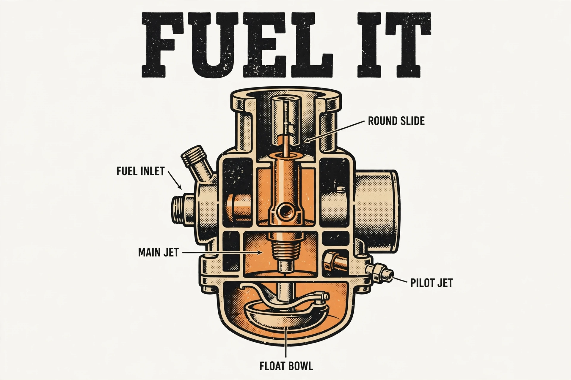 Carb Life — T-Shirt for Bikers