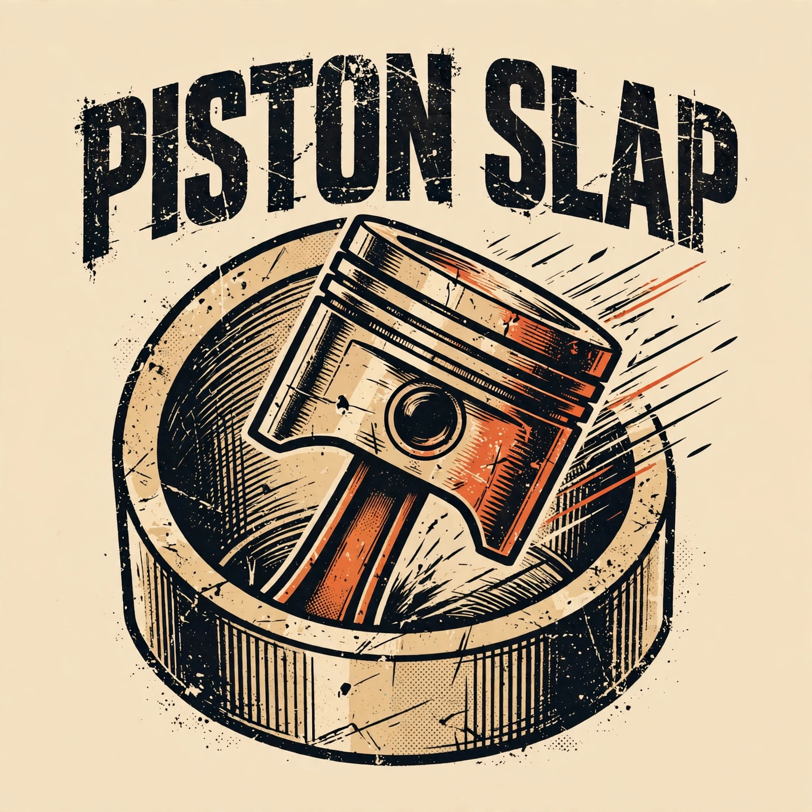 Piston Slap — T-Shirt for Bikers