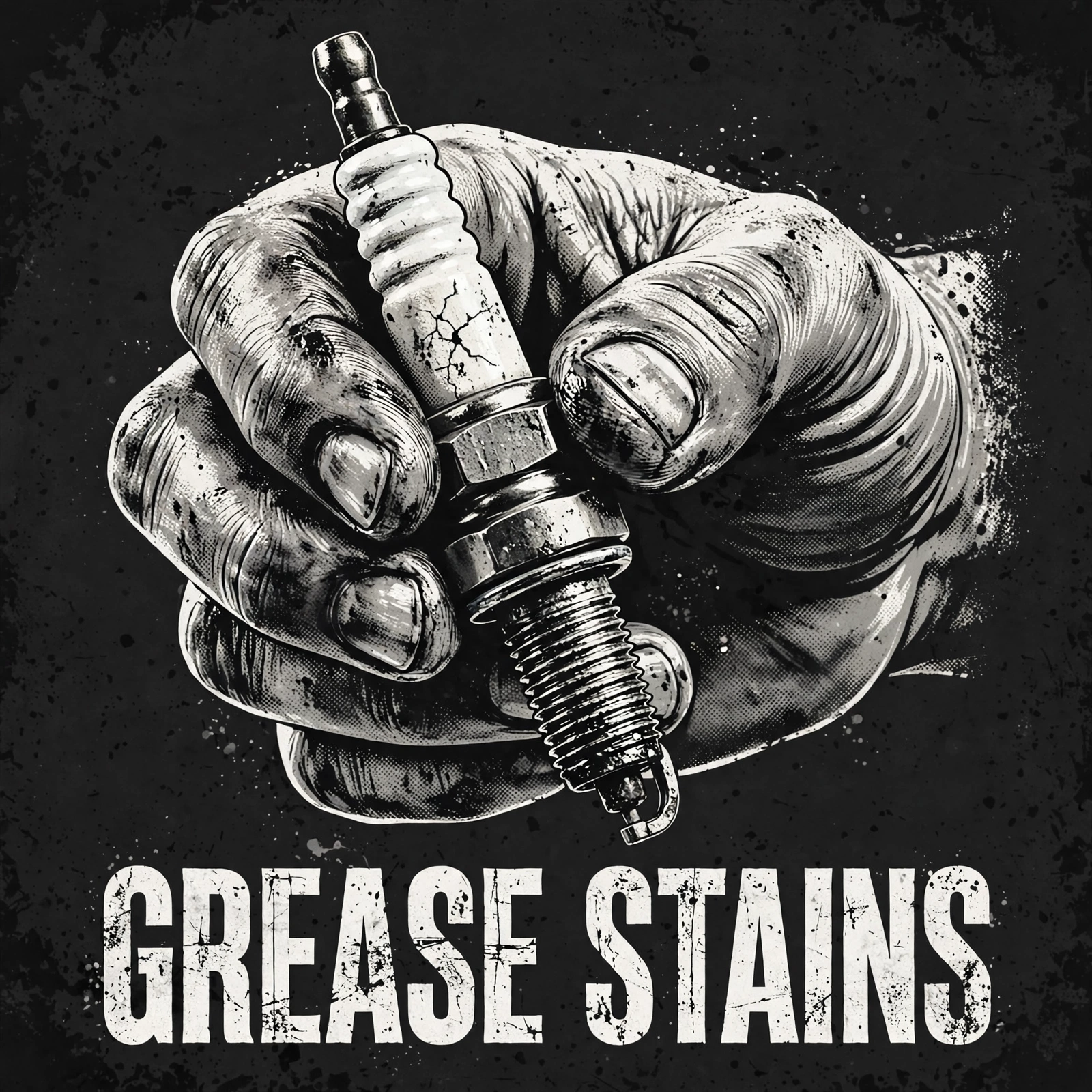 Grease Stains — T-Shirt for Bikers