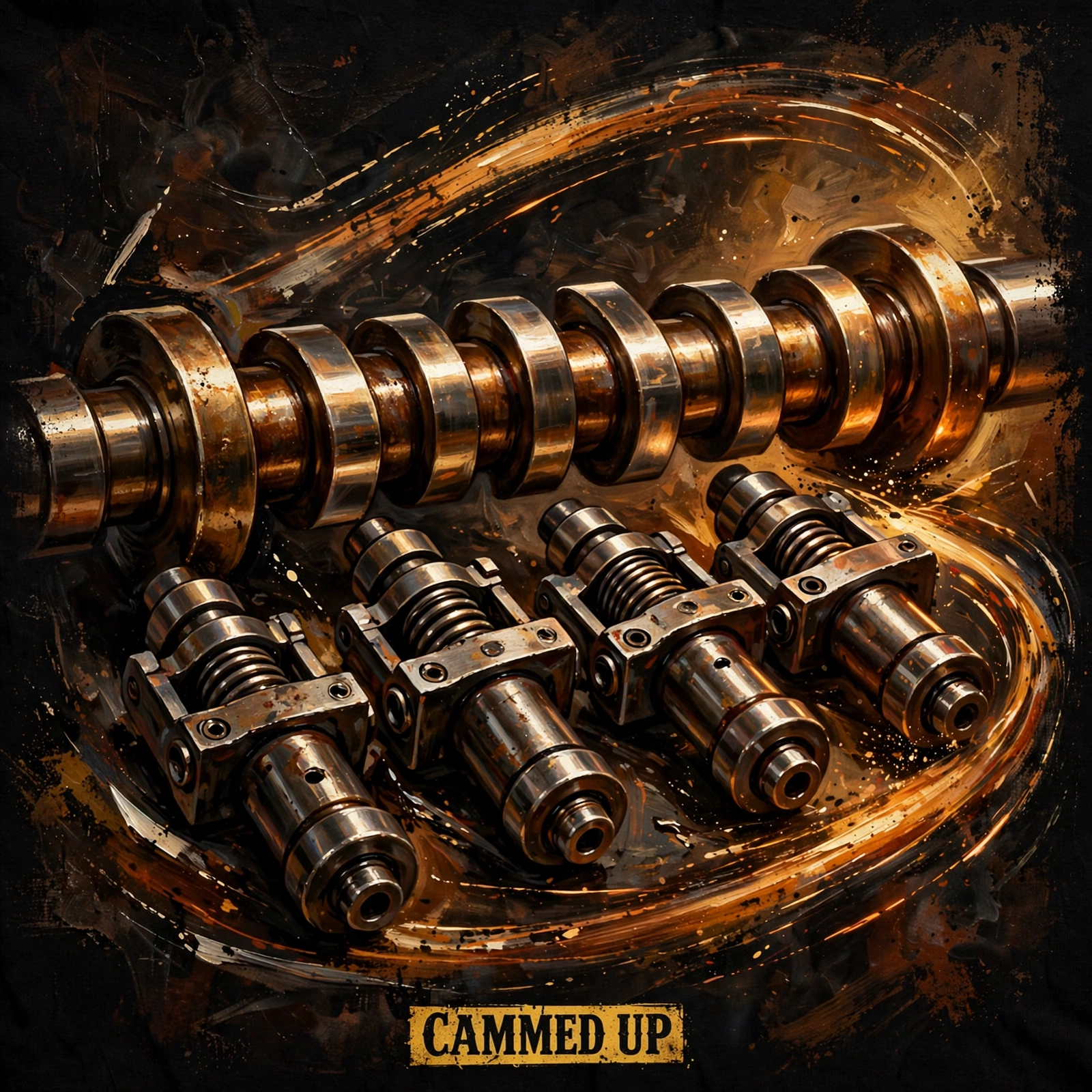Cammed Up — T-Shirt for Bikers