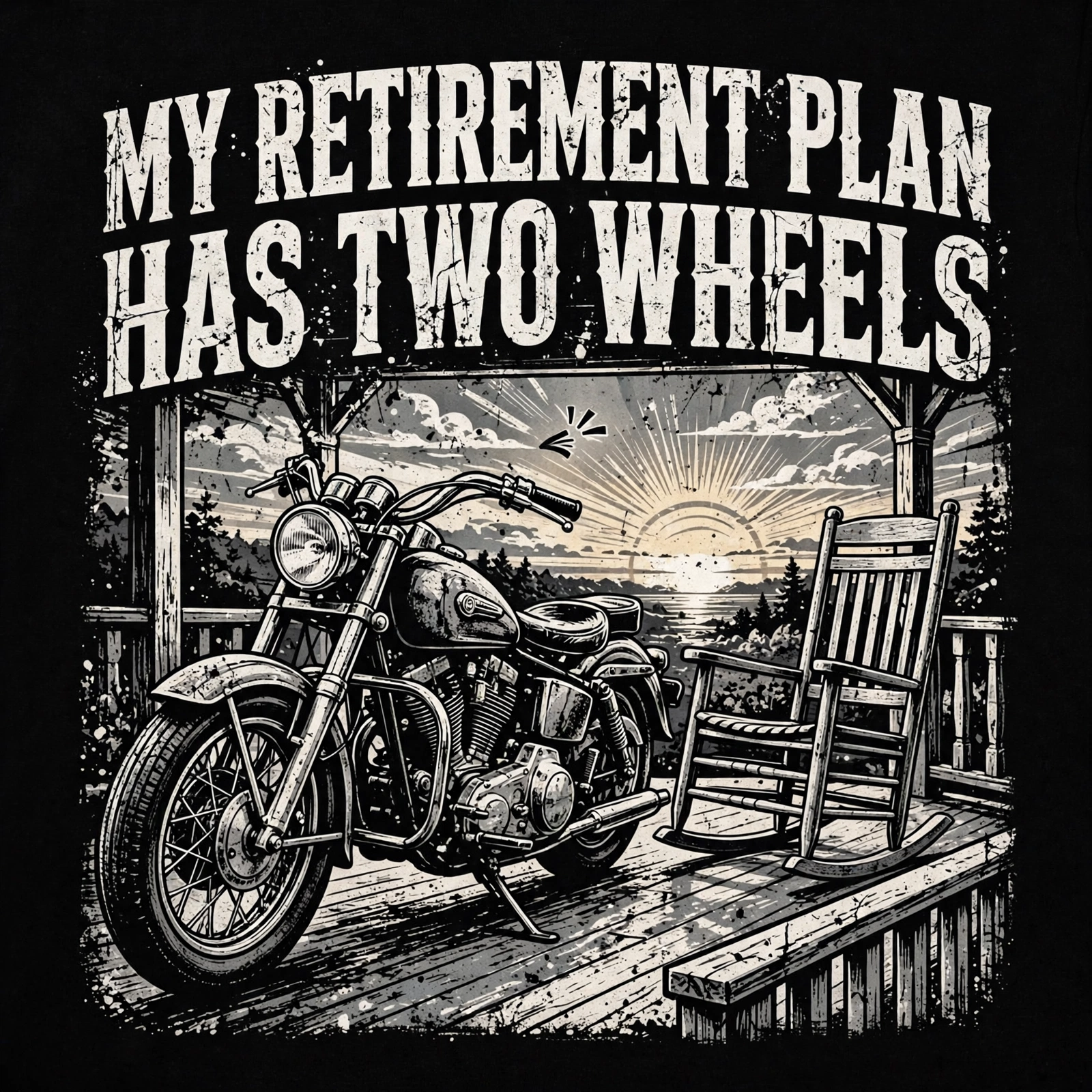 Retirement Plan — T-Shirt for Bikers
