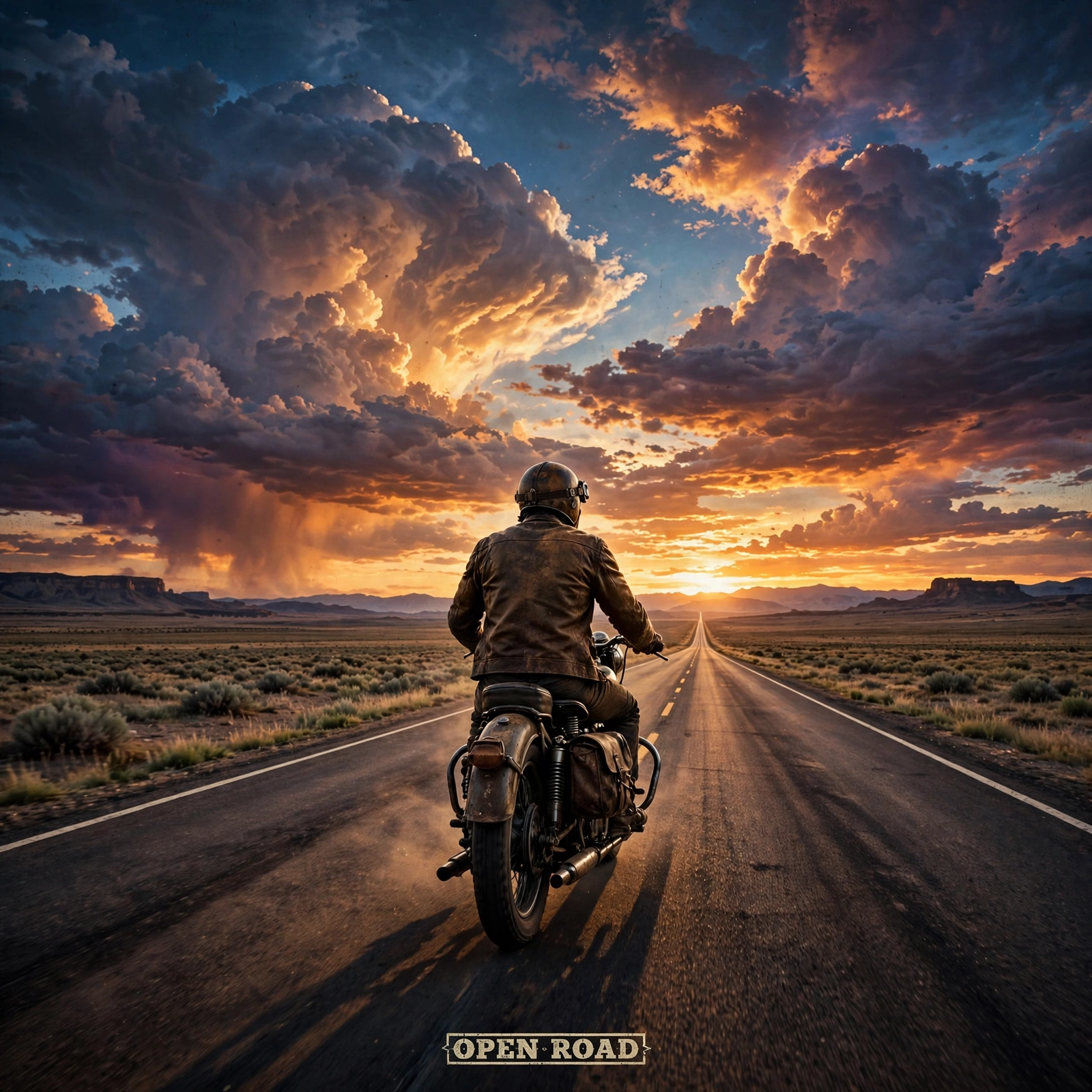 Open Road — T-Shirt for Bikers