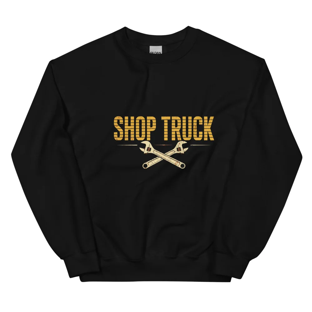 Shop Truck Pullover — Pullover Sweatshirt for Classic Truck Fans