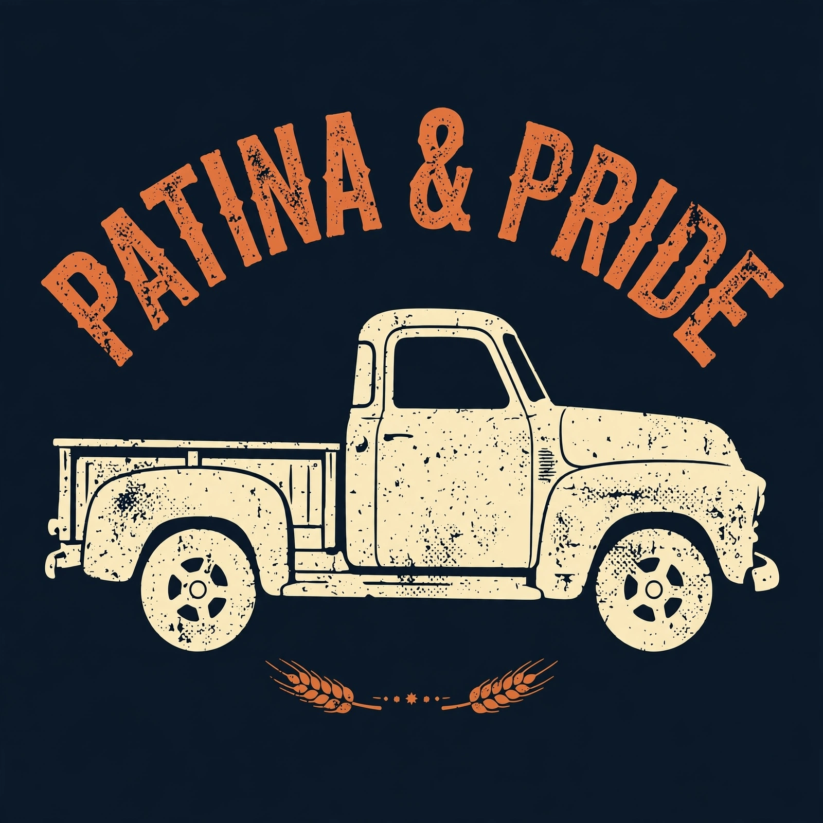 Patina & Pride — T-Shirt for Classic Truck Fans