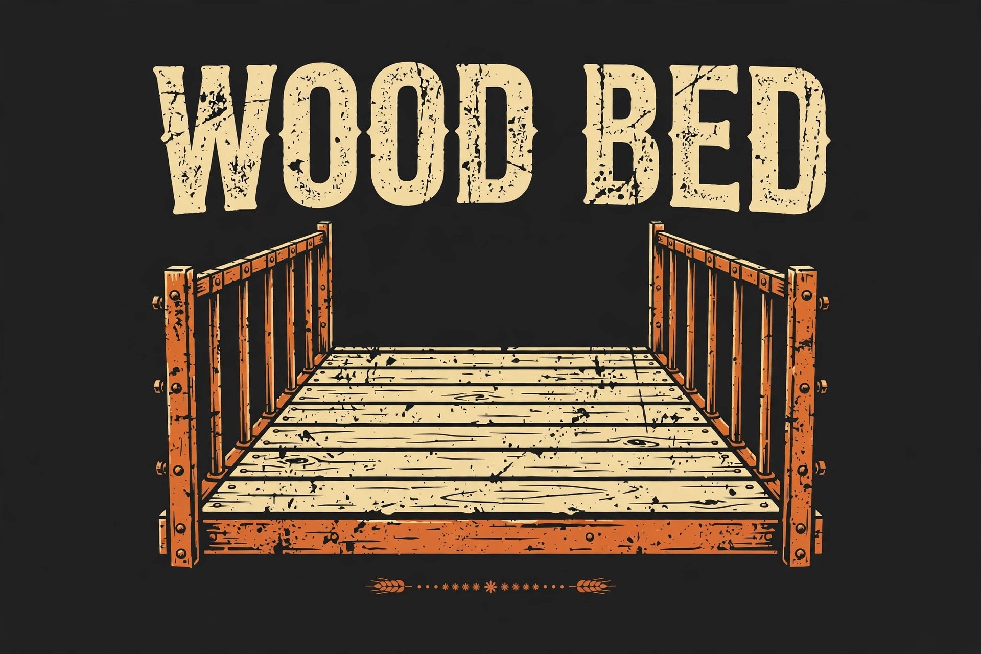 Wood Bed — T-Shirt for Classic Truck Fans