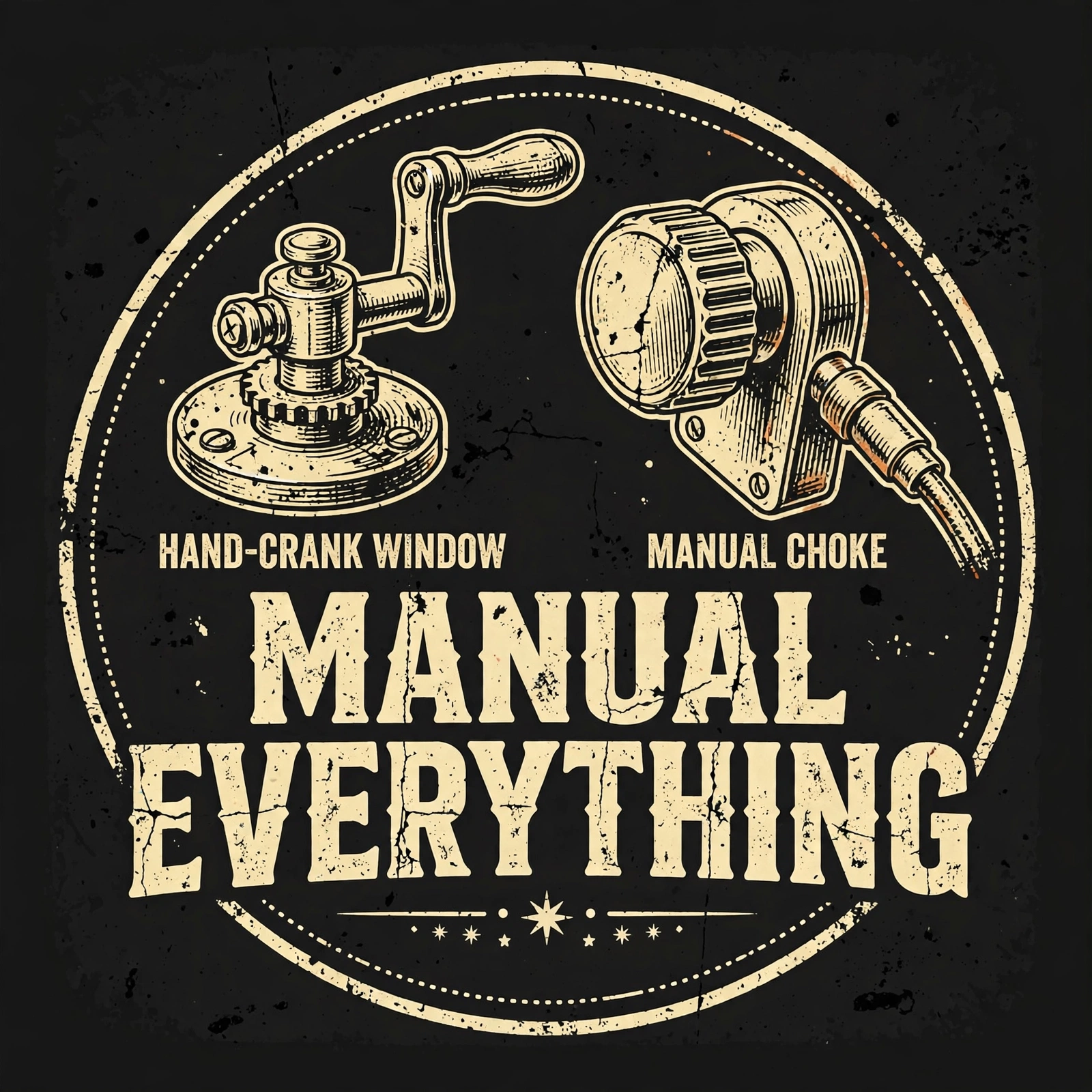 Manual Everything — T-Shirt for Classic Truck Fans