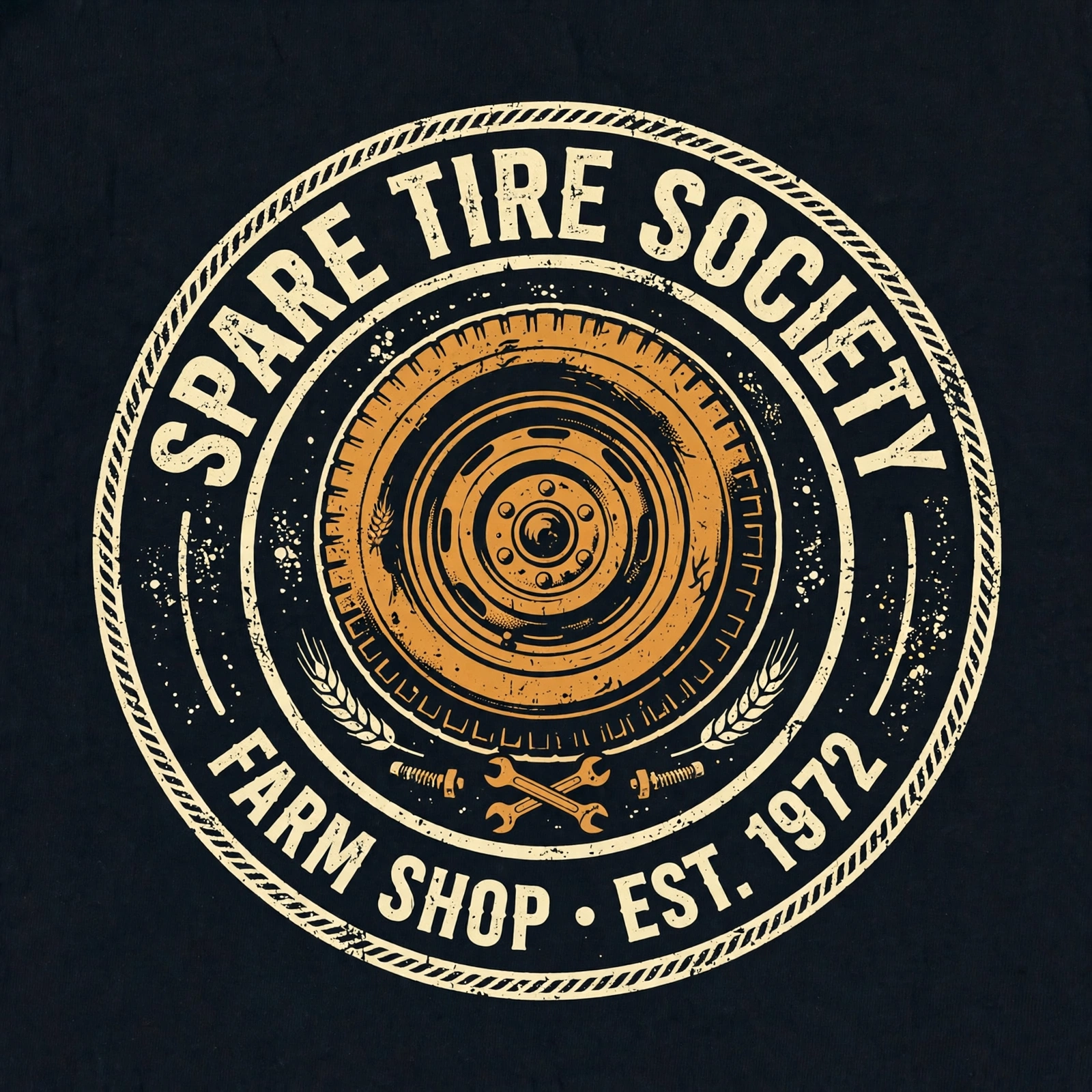 Spare Tire Society — T-Shirt for Classic Truck Fans