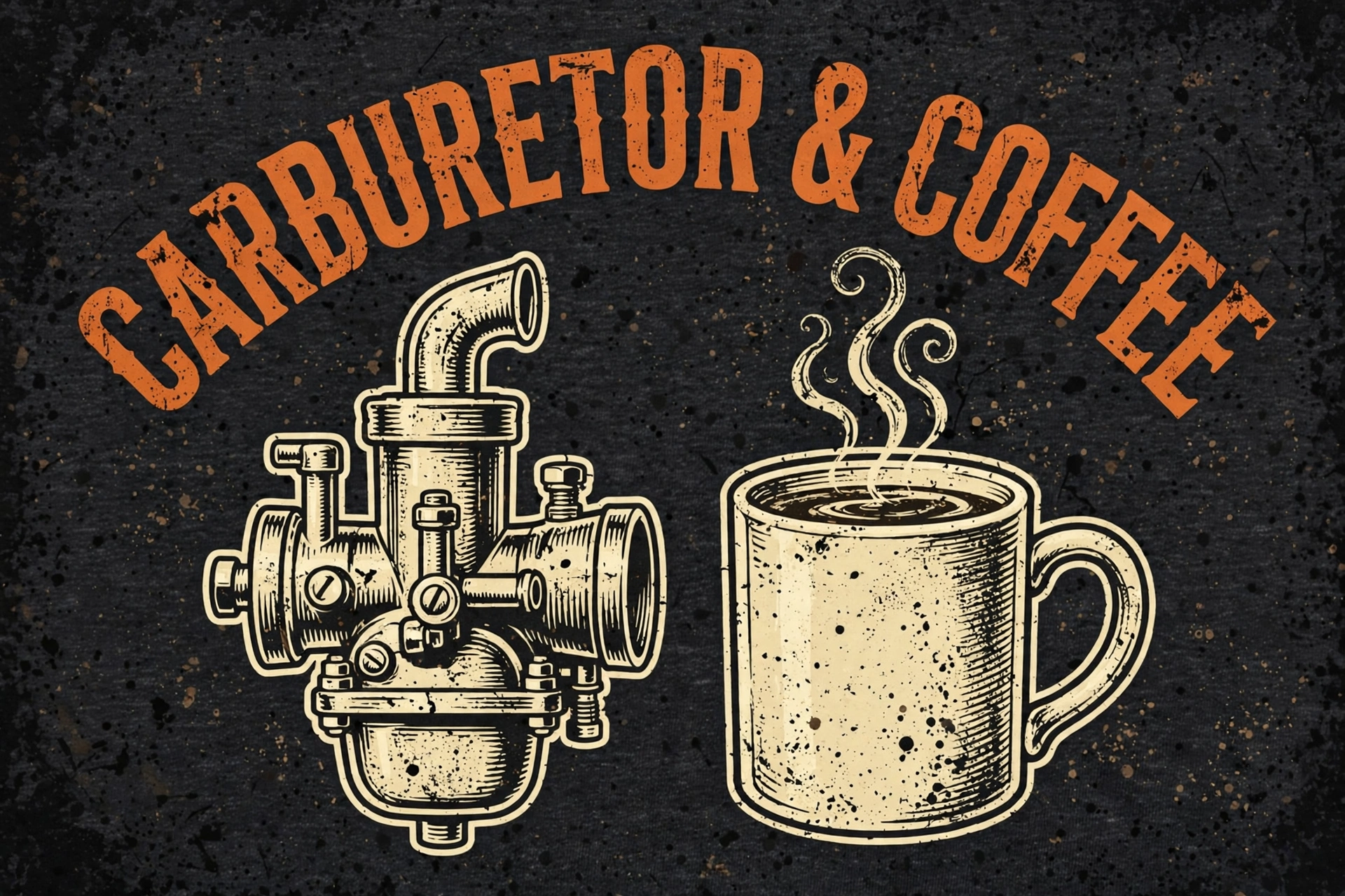 Carburetor & Coffee — T-Shirt for Classic Truck Fans