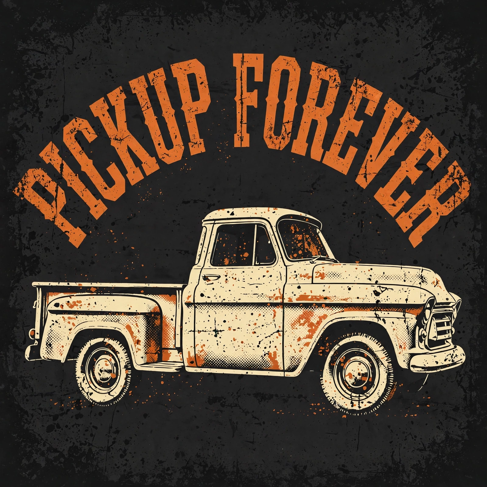 Pickup Forever — T-Shirt for Classic Truck Fans